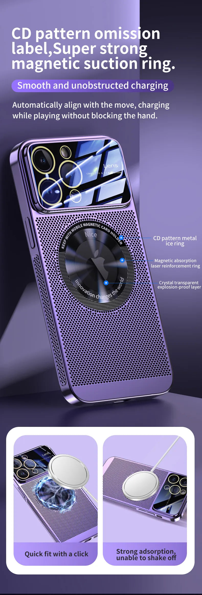 Electroplated Heat Dissipation Magnetic Case For iPhone - Premium Mobile Phone Cases from Dressmycell.com - Just $18! Shop now at Dressmycell.com Electroplated Heat Dissipation Magnetic Case For iPhone - Premium Mobile Phone Cases from Dressmycell.com - Just $18! Shop now at Dressmycell.com